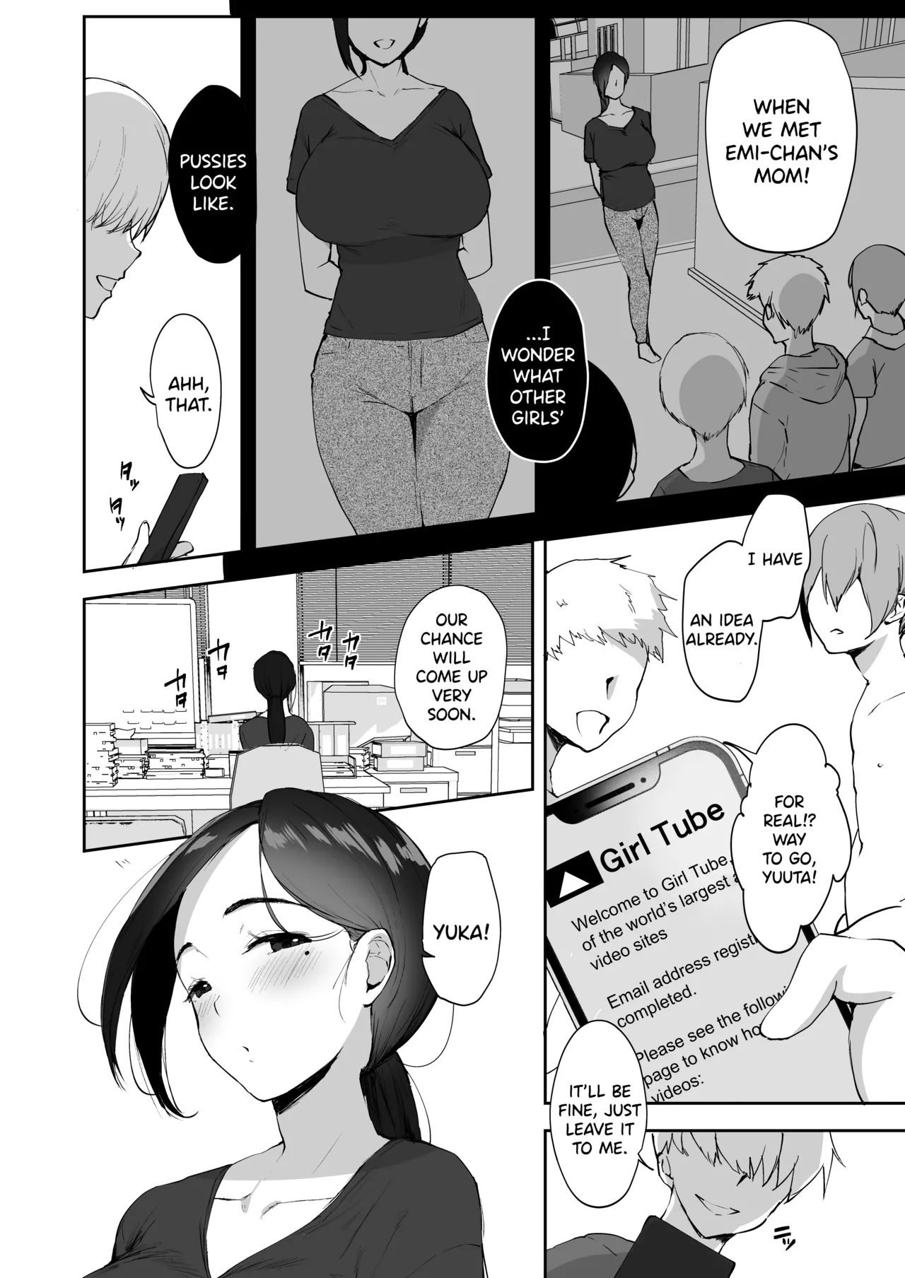 Hentai Manga Comic-AV Play 2 ~Big-breasted housewife falls for a bratty dick~-Read-3